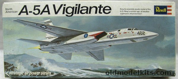 Revell 1/82 A-5A  A3J Vigilante - Strategic Air Power Issue - VAH-7 USS Enterprise, H134 plastic model kit